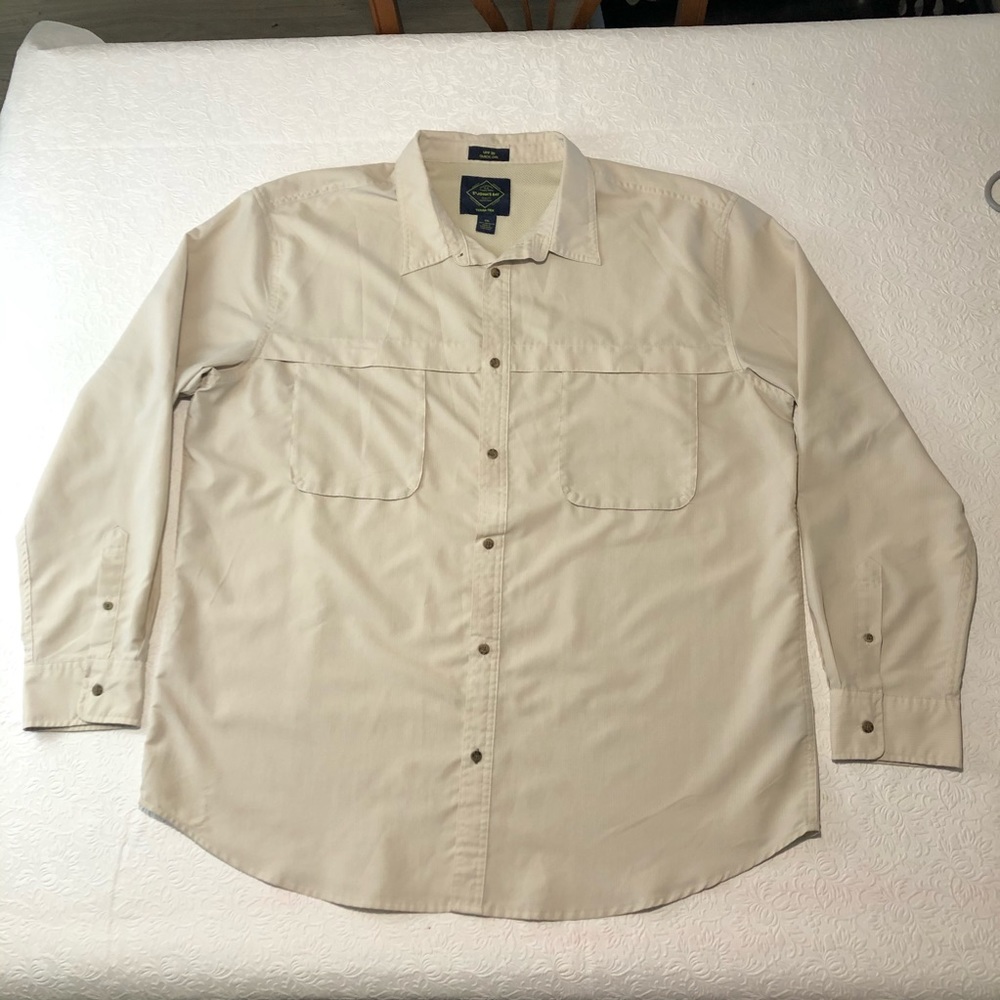 St Johns Bay Quick Dry Men Long Sleeve Vented XXL